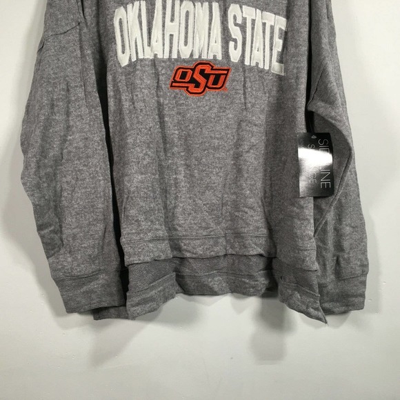 Sideline Oklahoma State Long Sleeve Ravine Slounge Wear, Women's Size L - Grey - Picture 7 of 9